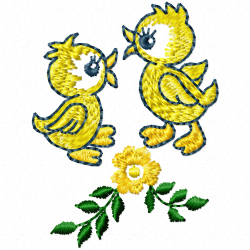 Small Birds Embroidery Design 1 Small Birds Embroidery Design 1